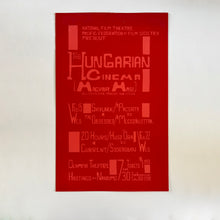 Load image into Gallery viewer, Hungarian Cinema | Vintage Festival Poster