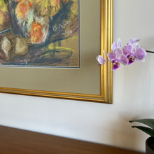 Load image into Gallery viewer, Large still life (vase of flowers with bowl of fruit)