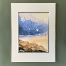 Load image into Gallery viewer, Watercolour of coastal scene