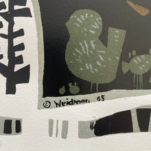 Load image into Gallery viewer, Mid-century modern silkscreen