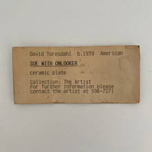 Load image into Gallery viewer, Ceramic plate by David Toresdahl, 1981