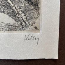 Load image into Gallery viewer, Etching of Sacré Coeur / Montmartre in Paris by Andor de Szekely (1920s)