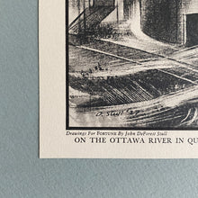 Load image into Gallery viewer, Industrial landscape along the Ottawa River (1937)