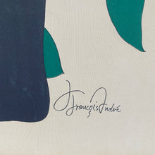 Load image into Gallery viewer, Large textile art: “Blue Iris” and “Red Iris”