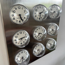 Load image into Gallery viewer, Karlsson 9 Time Zone Bubble Wall Clock
