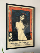 Load image into Gallery viewer, Edvard Munch Exhibition Poster — Walker Art Gallery, Liverpool, 1972
