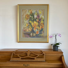 Load image into Gallery viewer, Large still life (vase of flowers with bowl of fruit)
