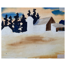 Load image into Gallery viewer, Watercolour of coastal scene
