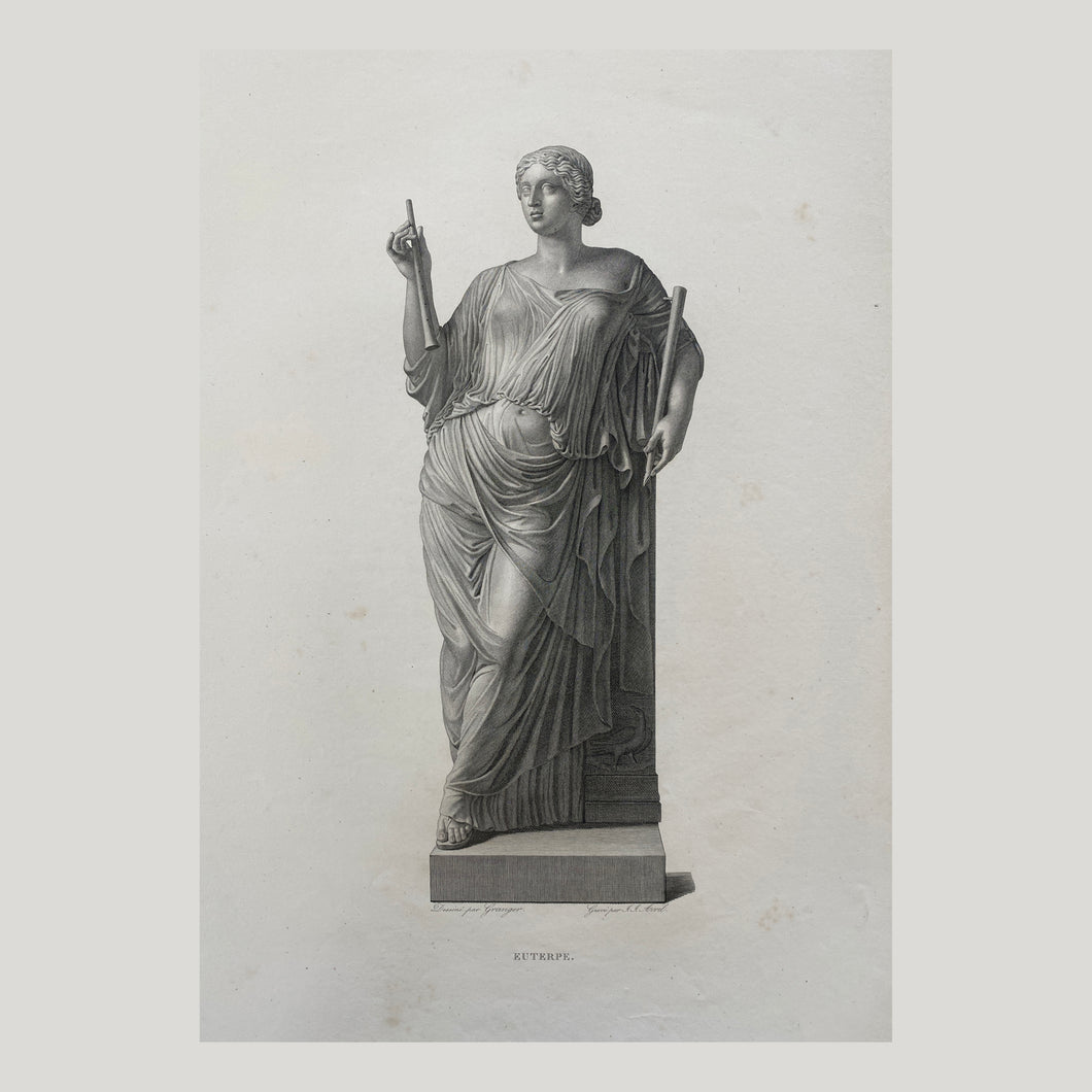 Early 19th century Engraving of Roman Sculpture