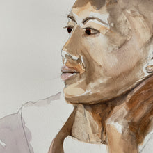 Load image into Gallery viewer, Portrait of woman in profile
