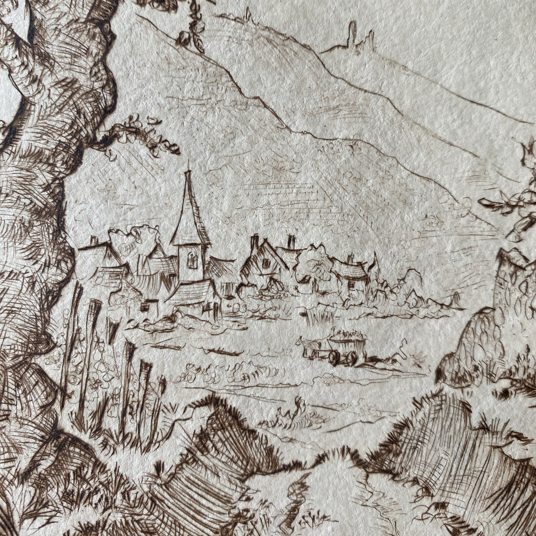 Christian Schwob Etching