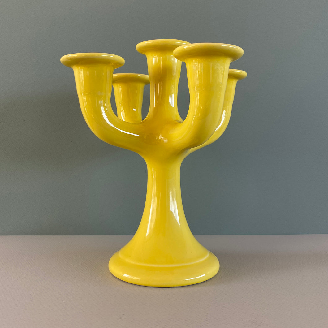 Vintage five-arm candle holder