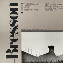 Load image into Gallery viewer, Henri Cartier-Bresson | 1983 Exhibition Poster
