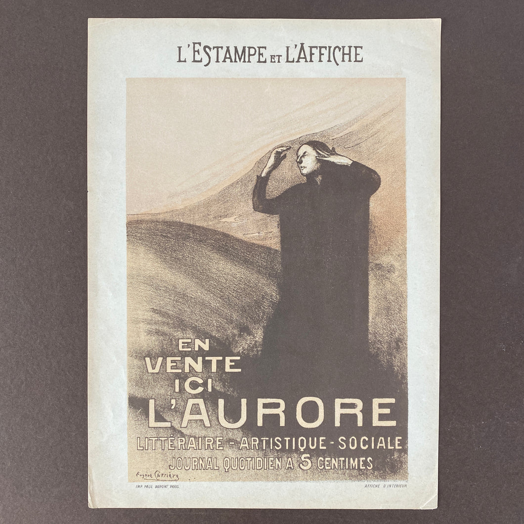 'L'Aurore' (1898) lithograph by Eugène Carrière