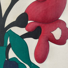 Load image into Gallery viewer, Large textile art: “Blue Iris” and “Red Iris”
