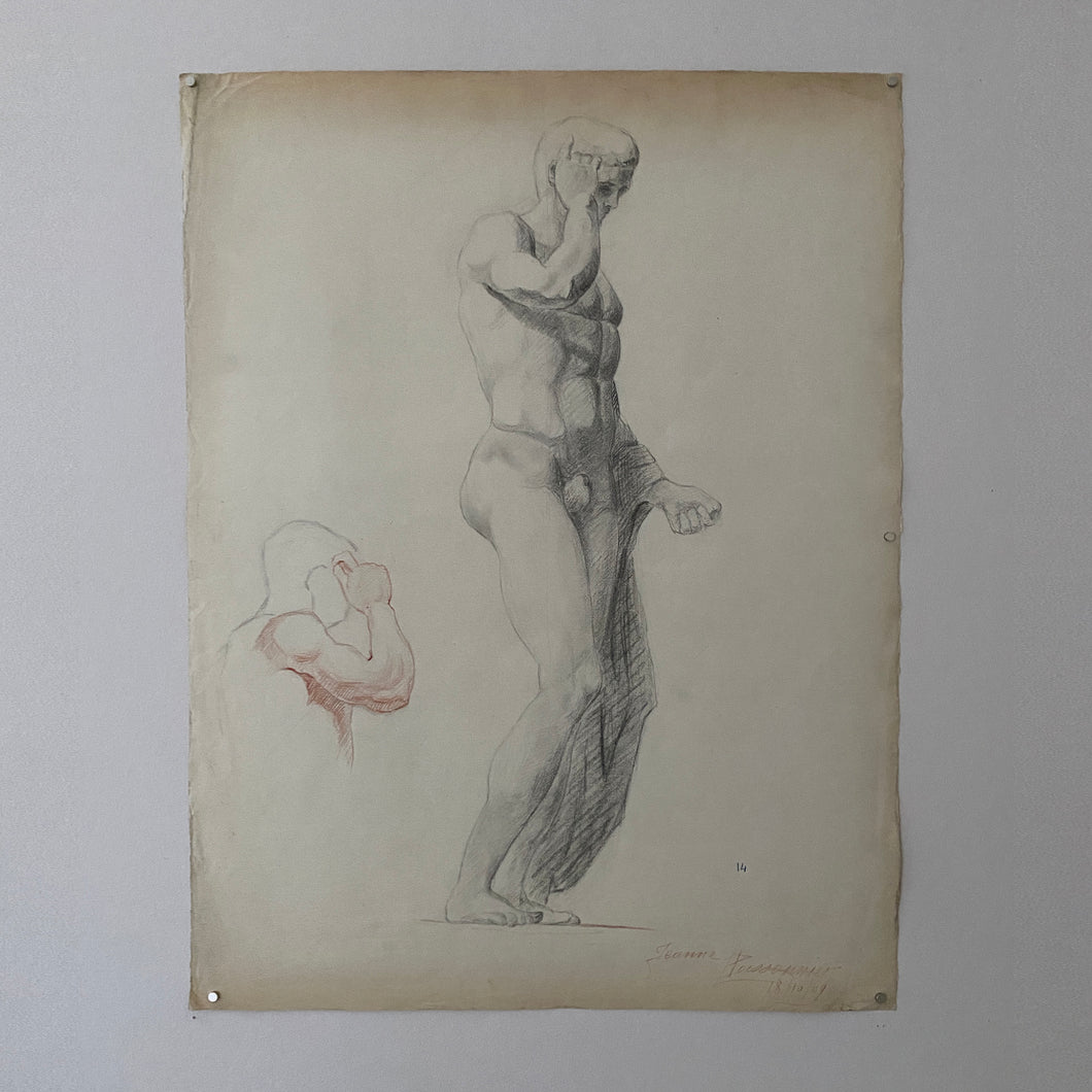 Study of a Male Nude (1909)
