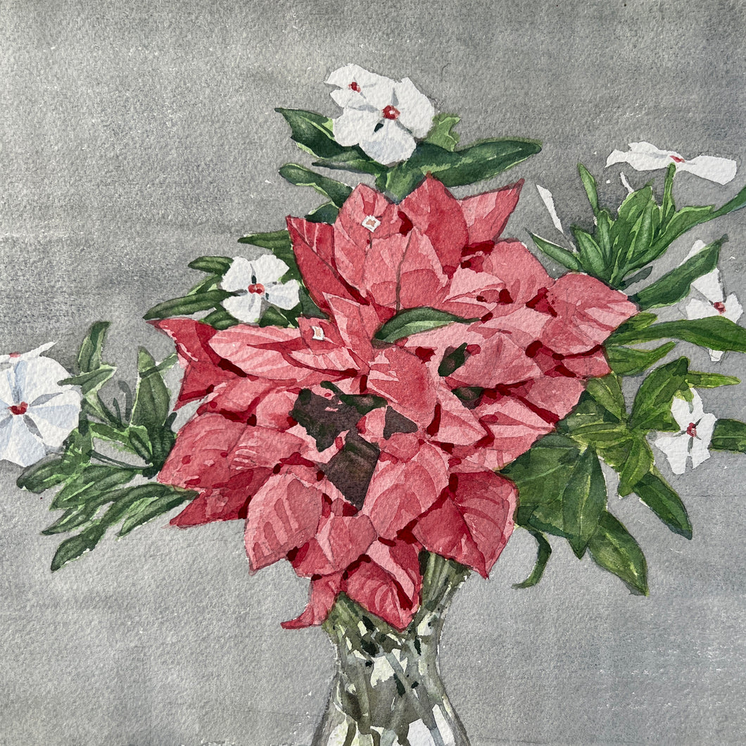 Bougainvillea and Periwinkle